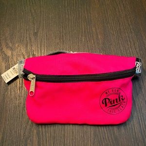 VS Pink NWT Fanny pack bright pink/black